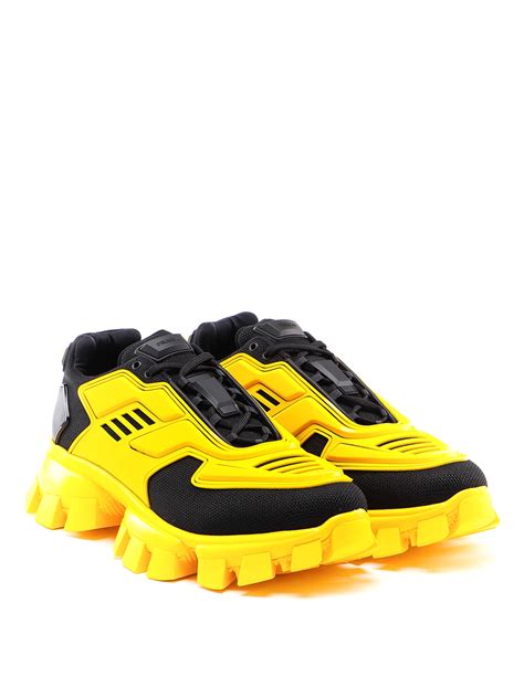 yellow and black prada shoes|prada cloudbust thunder yellow.